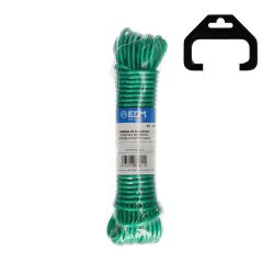 Cuerda Plástico Verde Revestido Pvc Tendedero 10 M