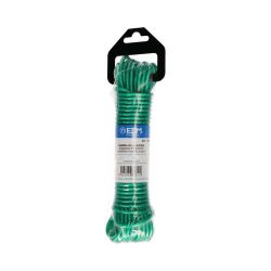 Cuerda Plástico Verde Revestido Pvc Tendedero 15 M