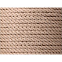 Cuerda Yute Natural 3 Cabos Calibre 10 Mm X 150 M