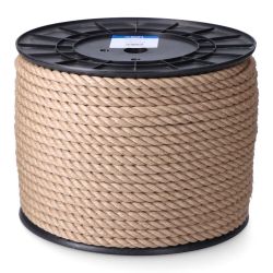 Cuerda Yute Natural 3 Cabos Calibre 8 Mm X 200 M