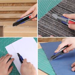 Cúter Cierre A Presion + 11 Cuchillas