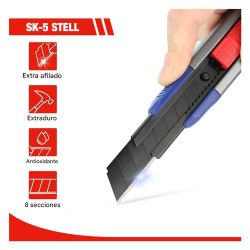 Cúter Cierre A Presion + 11 Cuchillas