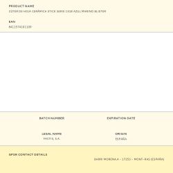 Cúter De Hoja Cerámica Stick Serie 1918 Azul Marino Blister