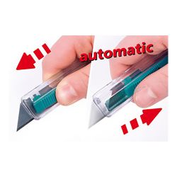 Cúter De Seguridad De Plástico Con Cuchilla Trapezoidal