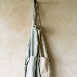 Delantal De Algodón Gris 60X90Cm Cc20146 Andrea House