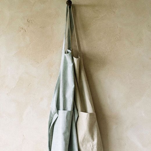 Delantal De Algodón Gris 60X90Cm Cc20146 Andrea House