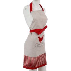 Delantal Gourmet Modelo Poulette 60X80Cm