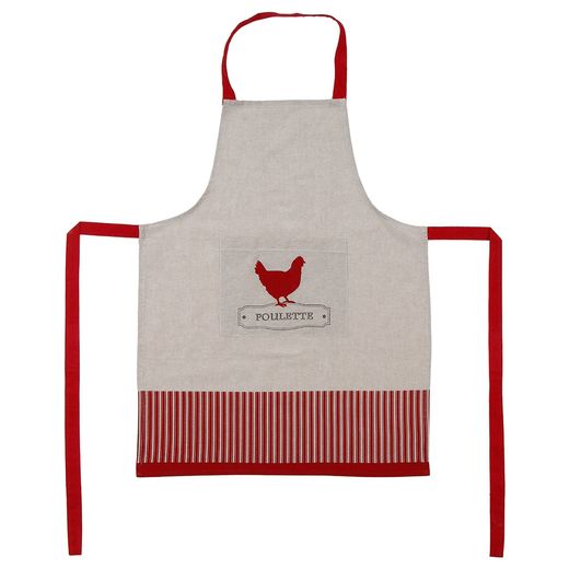 Delantal Gourmet Modelo Poulette 60X80Cm