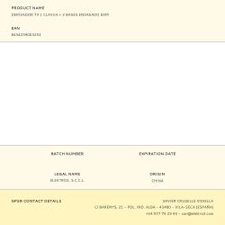 Derivador Tv 1 Clavija + 2 Bases Envasado Edm