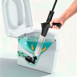 Desatascador De Aire Comprimido De Alta Presión Con 7 Accesorios