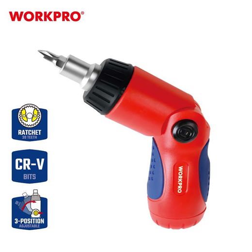 Destornillador De Carraca, Cabeza Articulada, 7 En 1, 140 X 35 X 34 Mm