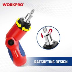 Destornillador De Carraca, Cabeza Articulada, 7 En 1, 140 X 35 X 34 Mm