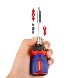 Destornillador De Carraca, Juego De 11 Piezas