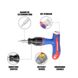 Destornillador De Carraca T, 8 Piezas
