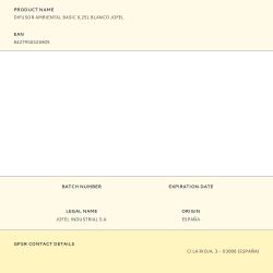 Difusor Ambiental Basic 0,25L Blanco Jofel