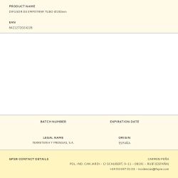 Difusor De Empotrar Tubo Ø100Mm