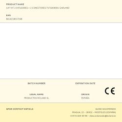 Difusores + 2 Conectores ¼ Pulg, Kit 2 Uds