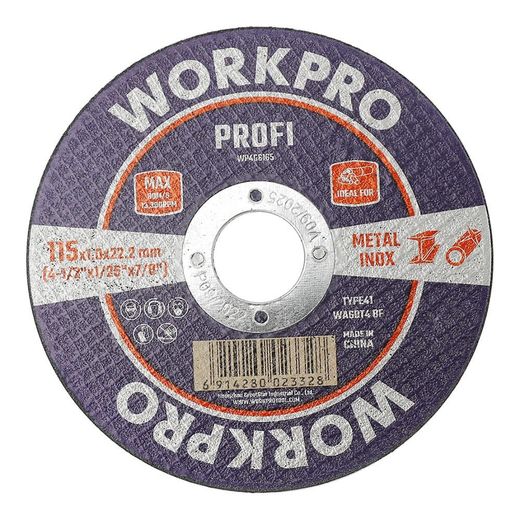 Disco De Corte Metal E Inox T41, Profi, Ø115 X 1,6 X 22,2 Mm