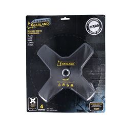 Disco De Corte Para Desbrozadora, 4 Dientes, Ø230 X 1,4 X 25,4 Mm