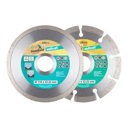 Disco Diamantado De Corte Ø110 Mm 2 Uds