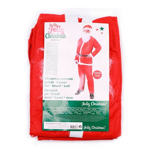 Disfraz De Santa Claus 5 Piezas