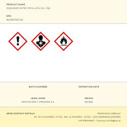 Disolvente Nitro Total Lata 1/2L  Pqs