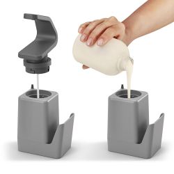 Dispensador Soap-Tex Con Estropajero 11 X 8 X 22 Cm