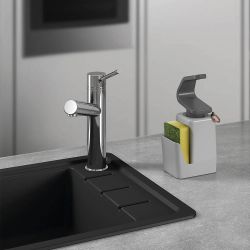 Dispensador Soap-Tex Con Estropajero 11 X 8 X 22 Cm