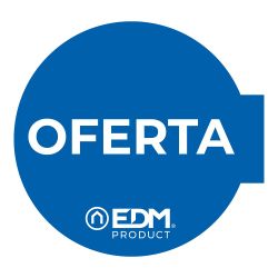 Display Promoción Módulo Castellano "Oferta" Edm Ø 20Cm. Contiene Soporte Adhesivo 02942.