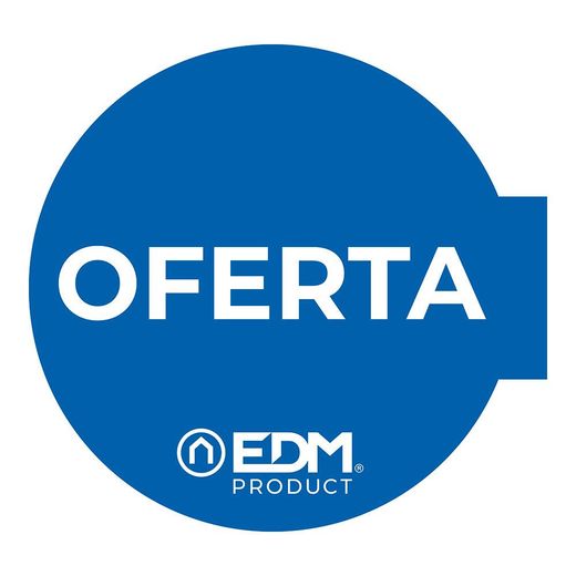 Display Promoción Módulo Castellano "Oferta" Edm Ø 20Cm. Contiene Soporte Adhesivo 02942.