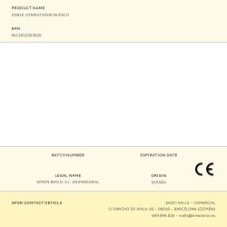 Doble Conmutador Blanco