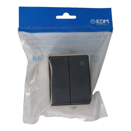 Doble Conmutador Estanco, 10 Ax 250V~. Ip54