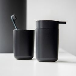 Dosificador De Jabón Davos Negro Mate