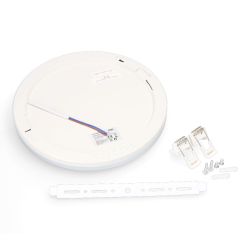 Downlight Ajustable Led Superficie/Empotrar 20 W 2050 Lm, Marco Cromo, 3Cct, Ø22,5Cm