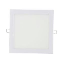Downlight Led Empotrable Cuadrado 20 W Luz Día 4000 K 1500 Lm Color Blanco 22 X 22 Cm