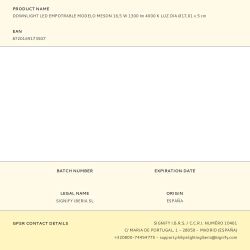 Downlight Led Empotrable Modelo Meson 16,5 W 1300 Lm 4000 K Luz Dia Ø17,01 X 5 Cm