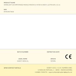 Downlight Led Empotrable Modelo Meson 5,5 W 550 Lm 6500 K Luz Fria Ø9 X 3,5 Cm