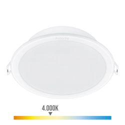 Downlight Led Empotrable Modelo Meson Color Blanco 5,5 W 550 Im, Pack 3 Unidades