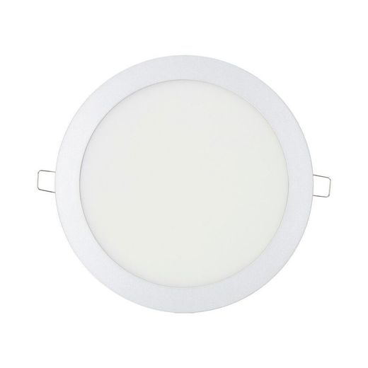 Downlight Led Empotrable Redondo 20 W Luz Dia 4000 K 1500 Lm Cromado Ø 22,5 Cm