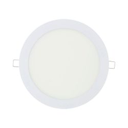 Downlight Led Empotrable Redondo 20 W Luz Fría 6400 K 1500 Lm Blanco Ø22,5 Cm