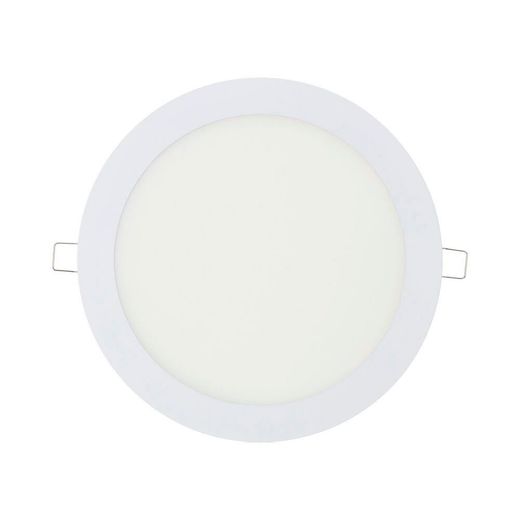 Downlight Led Empotrable Redondo 20 W Luz Fría 6400 K 1500 Lm Blanco Ø22,5 Cm
