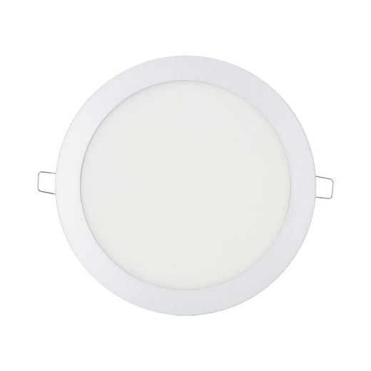 Downlight Led Empotrable Redondo 20 W Luz Fría 6400 K 1500 Lm Cromado Ø22,5 Cm