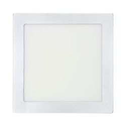 Downlight Led Superficie Cuadrado Blanco 20 W 1500 Lm 4000 K Luz Dia 22 X 22 X 3 Cm