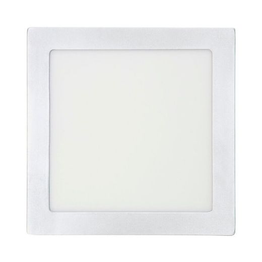 Downlight Led Superficie Cuadrado Blanco 20 W 1500 Lm 6400 K Luz Fria  22 X 22 X 3,5 Cm