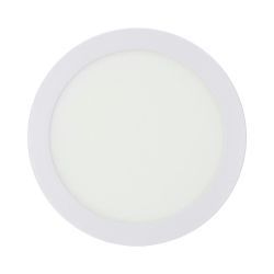 Downlight Led Superficie Redondo Blanco 20 W 1500 Lm 6400 K Luz Fria Ø22 X 3,5 Cm