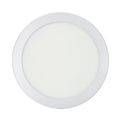 Downlight Led Superficie Redondo Cromado 20 W 1500 Lm 4000 K Luz Dia Ø 22 X 3,5 Cm