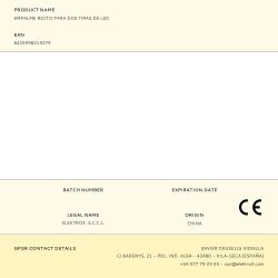 Empalme Recto Para Dos Tiras De Led