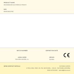 Encendedor Electrónico Presto