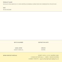 Enchufe Inteligente Wi-Fi Con Control De Energia Conectada Wifi 929002427101 Philips Wiz