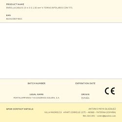 Enrollacables 15 M 3 G 1,50 Mm² 4 Tomas Bipolares Con T/Tl